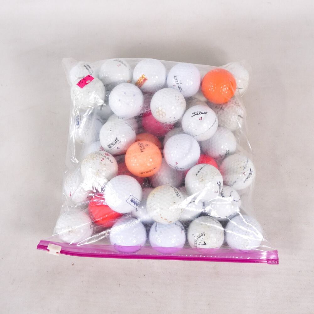 44 Random Assorted Mixed Golf Balls Lot Various Brands Used